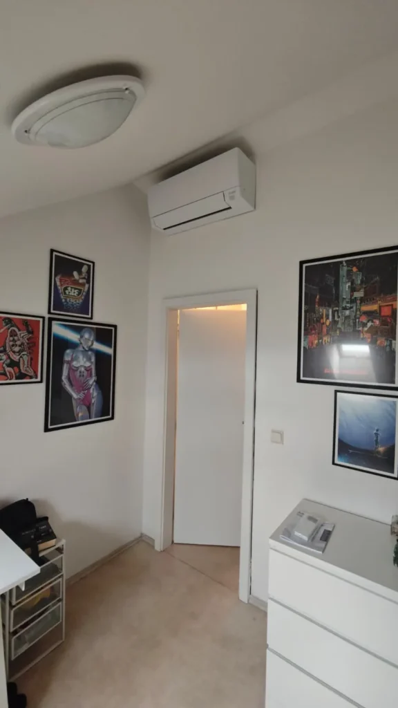 Montáž klimatizace v bytě v centru Prahy