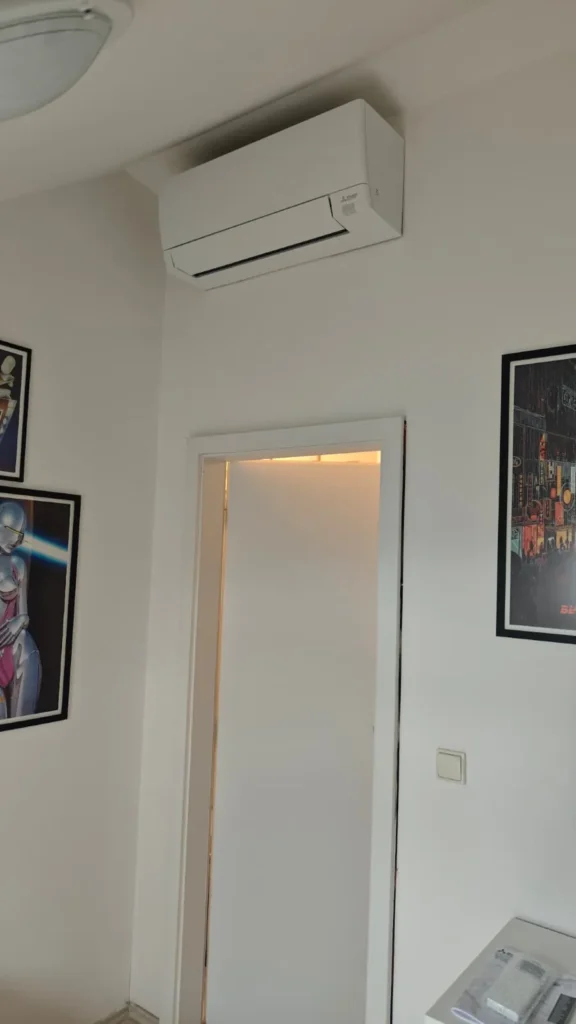 Montáž klimatizace v bytě v centru Prahy