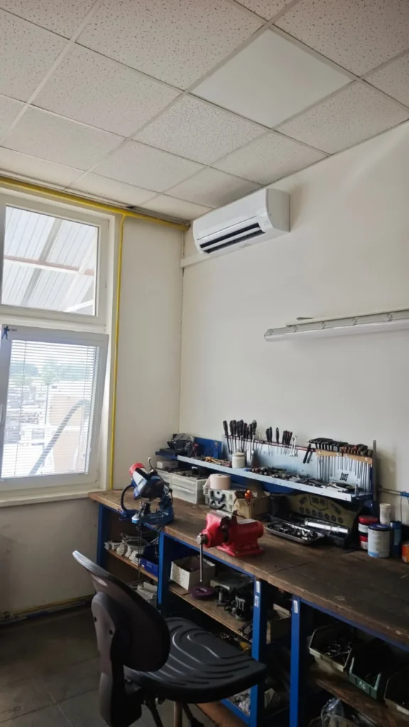 Realizace montáže klimatizačního systému Mitsubishi Electric v objektu společnosti Chládek a Tintěra, Havlíčkův Brod