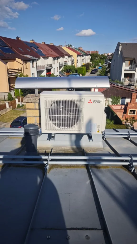 Montáž multisplit klimatizace Mitsubishi Electric v rodinném domě - Havlíčkův Brod