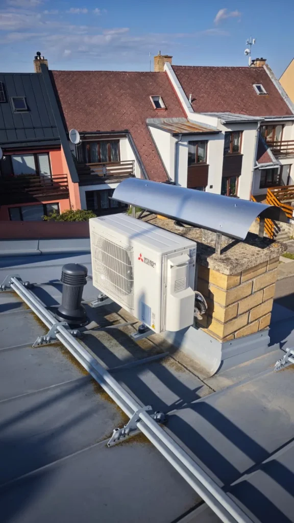 Montáž multisplit klimatizace Mitsubishi Electric v rodinném domě - Havlíčkův Brod