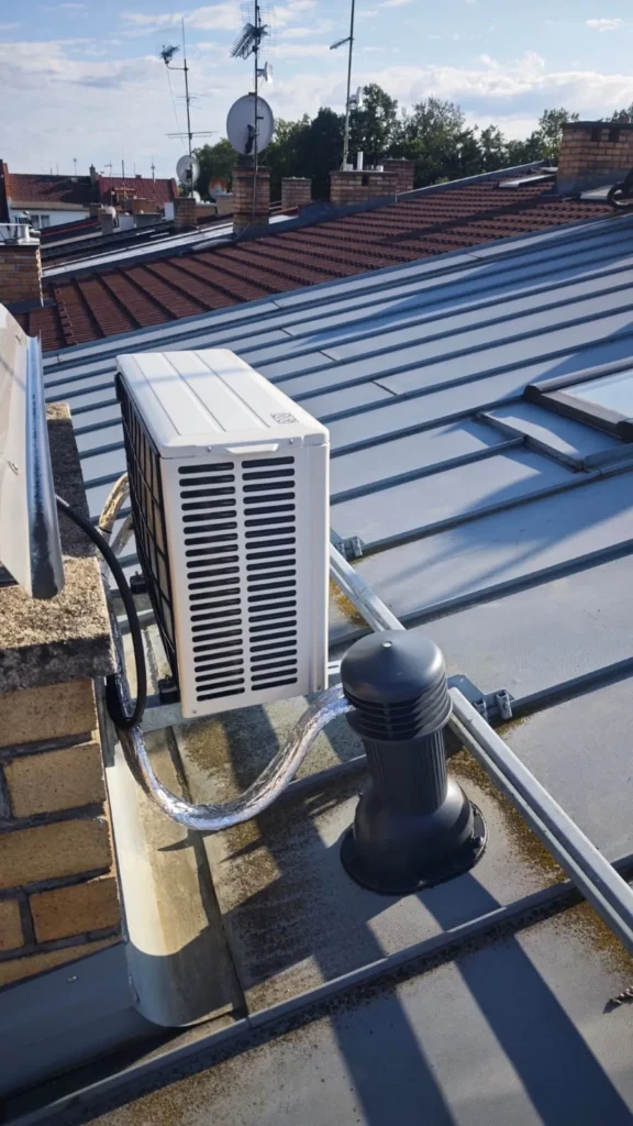 Montáž multisplit klimatizace Mitsubishi Electric v rodinném domě - Havlíčkův Brod