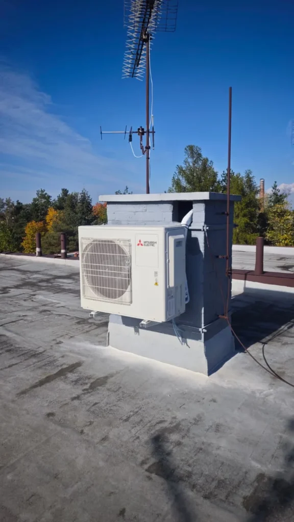 Moravany – instalace klimatizace ve starším rodinném domě